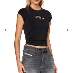 Angie Diesel T-shirt Black xs excellent condition